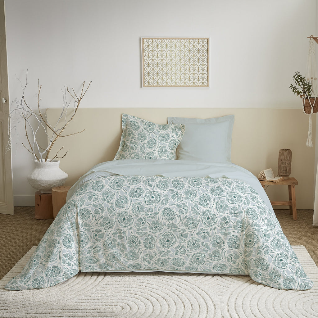 Parure De Couette - 100% Coton - Agathe Celadon