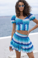 Top Kia Lurex Blue
