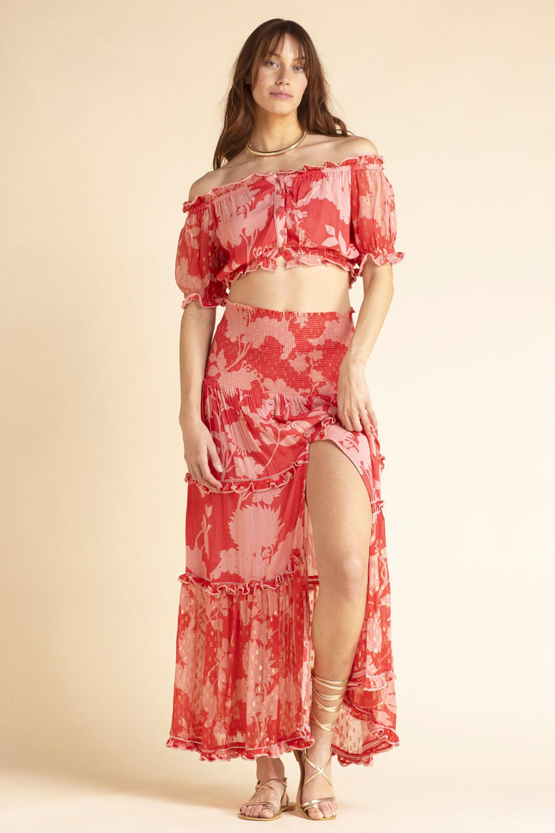 Top Cloe Flower Red