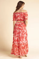 Top Cloe Flower Red