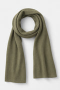 Echarpe Etole Unisexe En Cachemire - Vert Khaki