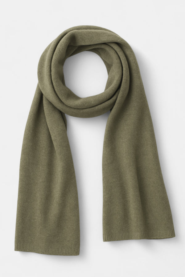 Echarpe Etole Unisexe En Cachemire - Vert Khaki - Mixte