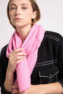 Scarf Stole - Pink - 100% Cashmere Oeko-Tex - Mixed