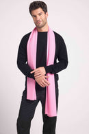 Scarf Stole - Pink - 100% Cashmere Oeko-Tex - Mixed