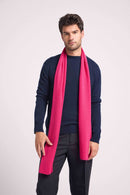 Echarpe Etole - Fuchsia - 100% Cachemire Oeko-Tex - Mixte