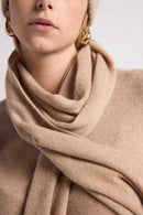 Stole Scarf - New Beige Creme - 100% Cashmere Oeko-Tex - Mixed