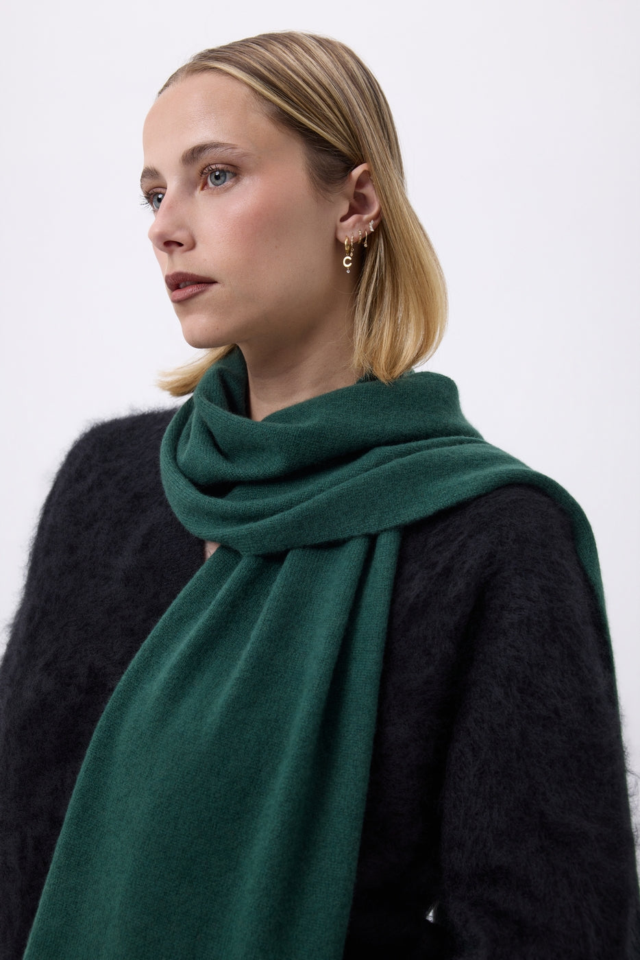 Echarpe Etole Unisexe Mh-001 - Vert Bouteille - Mixte