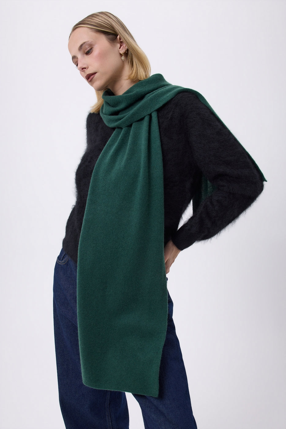 Echarpe Etole Unisexe Mh-001 - Vert Bouteille - Mixte