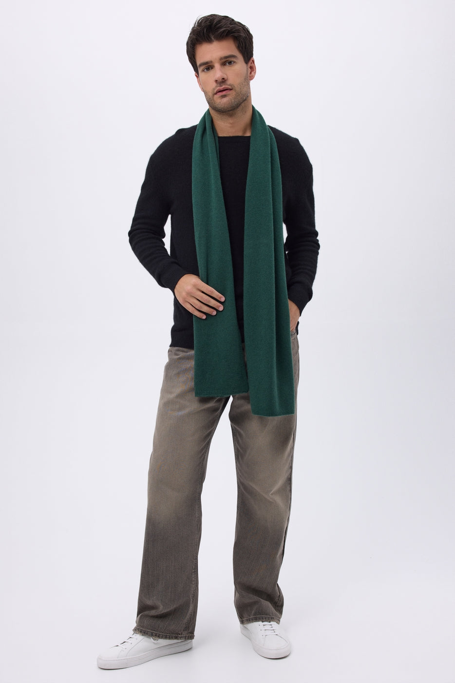 Echarpe Etole Unisexe Mh-001 - Vert Bouteille - Mixte