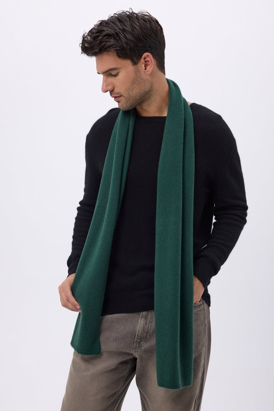 Echarpe Etole Unisexe Mh-001 - Vert Bouteille - Mixte