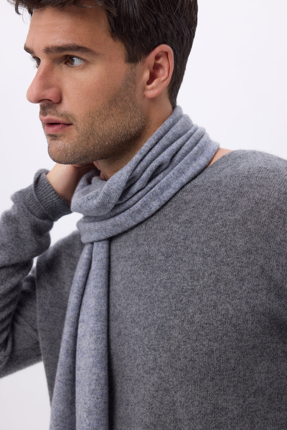 Echarpe Etole Unisexe Mh-001 - Gris Fonce - Mixte