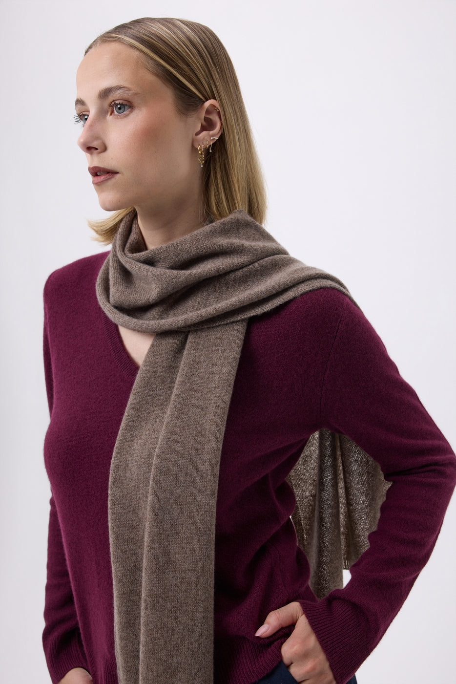 Echarpe Etole Unisexe Mh-001 - Noisette - Mixte