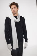 Echarpe Etole En Cachemire - Gris Perle