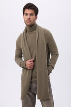 Unisex tørklæde sjal i kashmir - Khakigrøn - Unisex