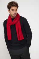 Echarpe Etole - Rouge - 100% Cachemire Oeko-Tex - Mixte