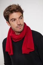 Cashmere Stole Scarf - Red