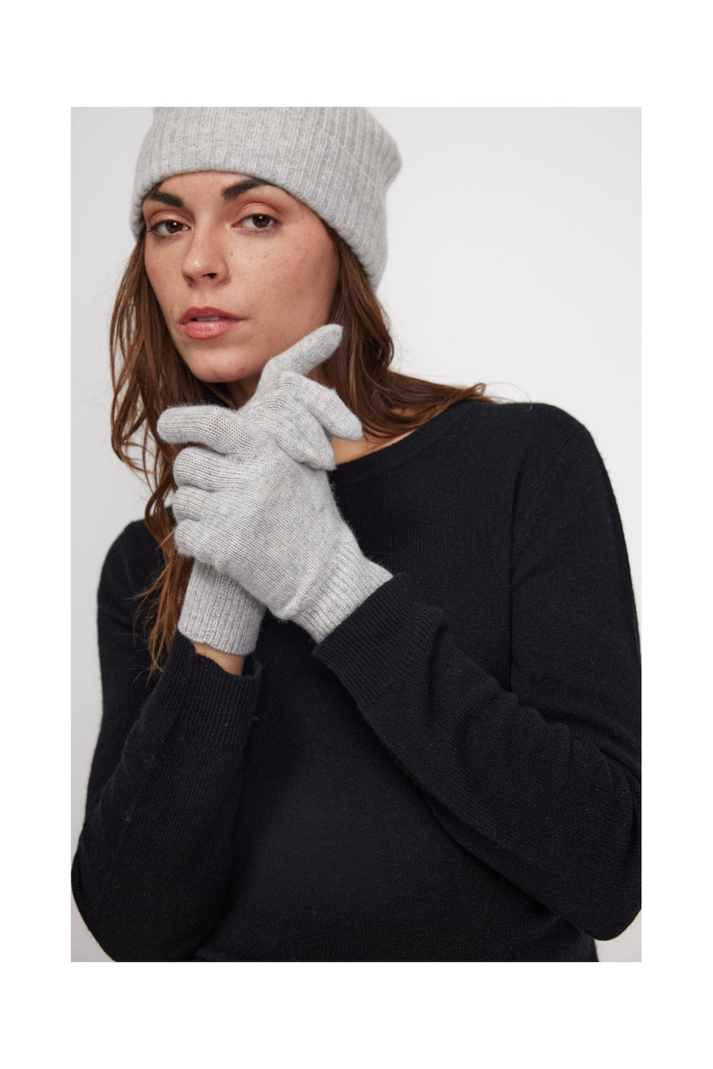 Guantes - Gris Perla