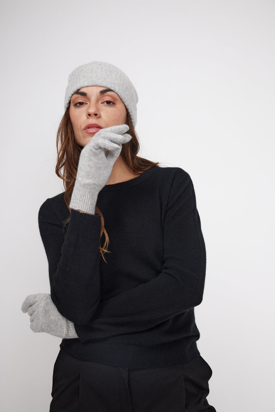 Guantes - Gris Perla