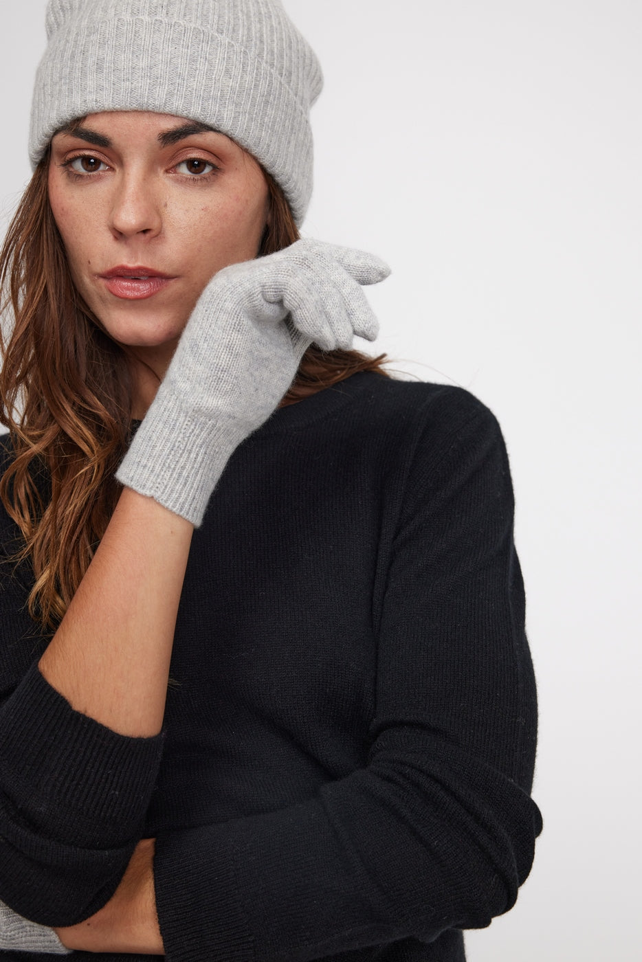 Guantes - Gris Perla