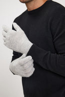 Gants - Gris Perle - 100% Cachemire Oeko-Tex - Mixte