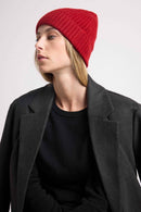 Beanie - Bordeau - 100% Cashmere Oeko-Tex - Mixed