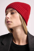 Beanie - Bordeau - 100% Cashmere Oeko-Tex - Mixed