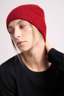 Gorro - Bordeau - 100% Cachemira Oeko-Tex - Mixto