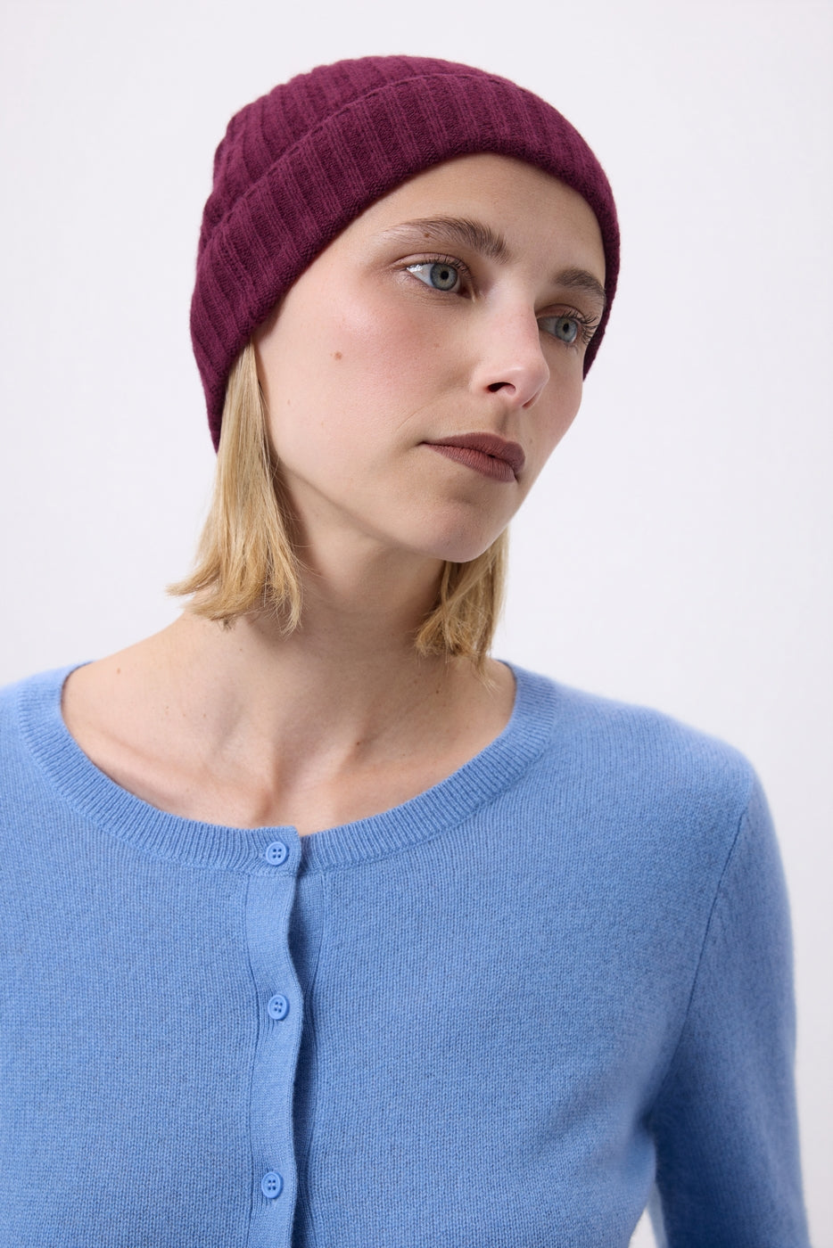 Bonnet Unisexe Mh-007 - Lie De Vin - Mixte