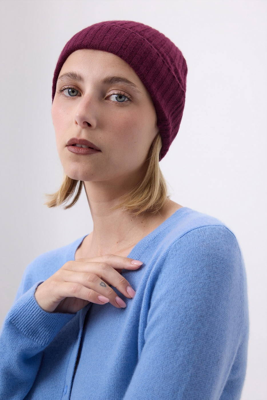 Bonnet Unisexe Mh-007 - Lie De Vin - Mixte