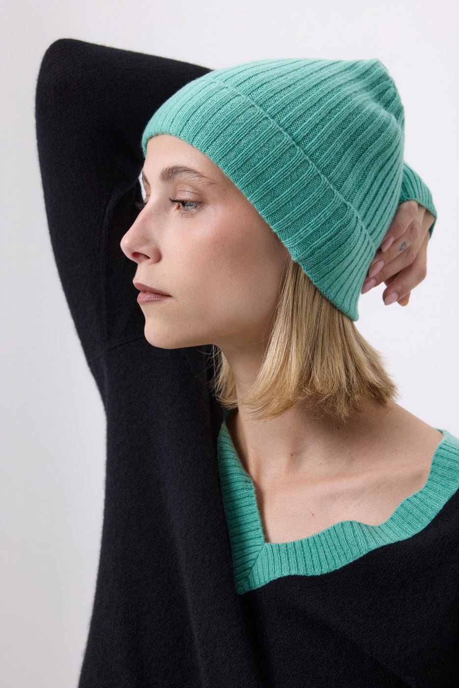 Bonnet Unisexe Mh-007 - Vert Pastel - Mixte