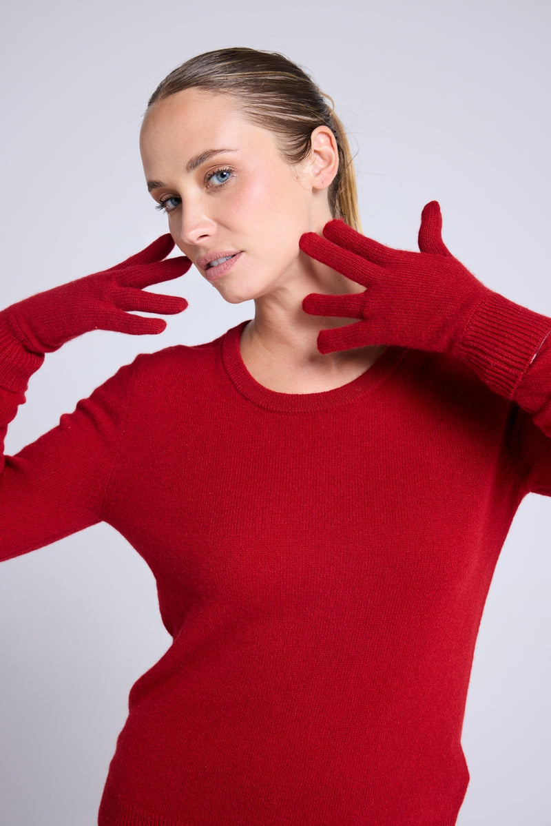 Gants Unisexe - Rouge Bordeau