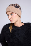 Bonnet Unisexe Leopard - Beige Leopard