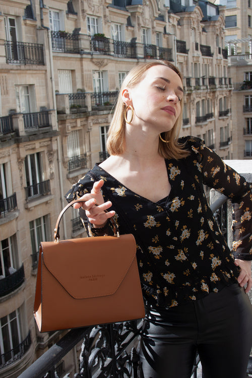 Sac À Main Blu - Camel