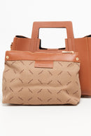 Sac A Main Jini Paille - Camel