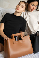 Sac A Main Jini Paille - Camel