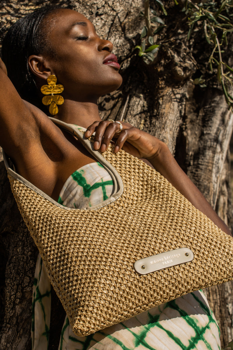 Maldives Handbag - Beige