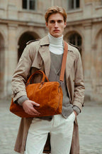 Sac De Voyage Week Daim - Camel