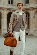 Sac De Voyage Week Daim - Camel