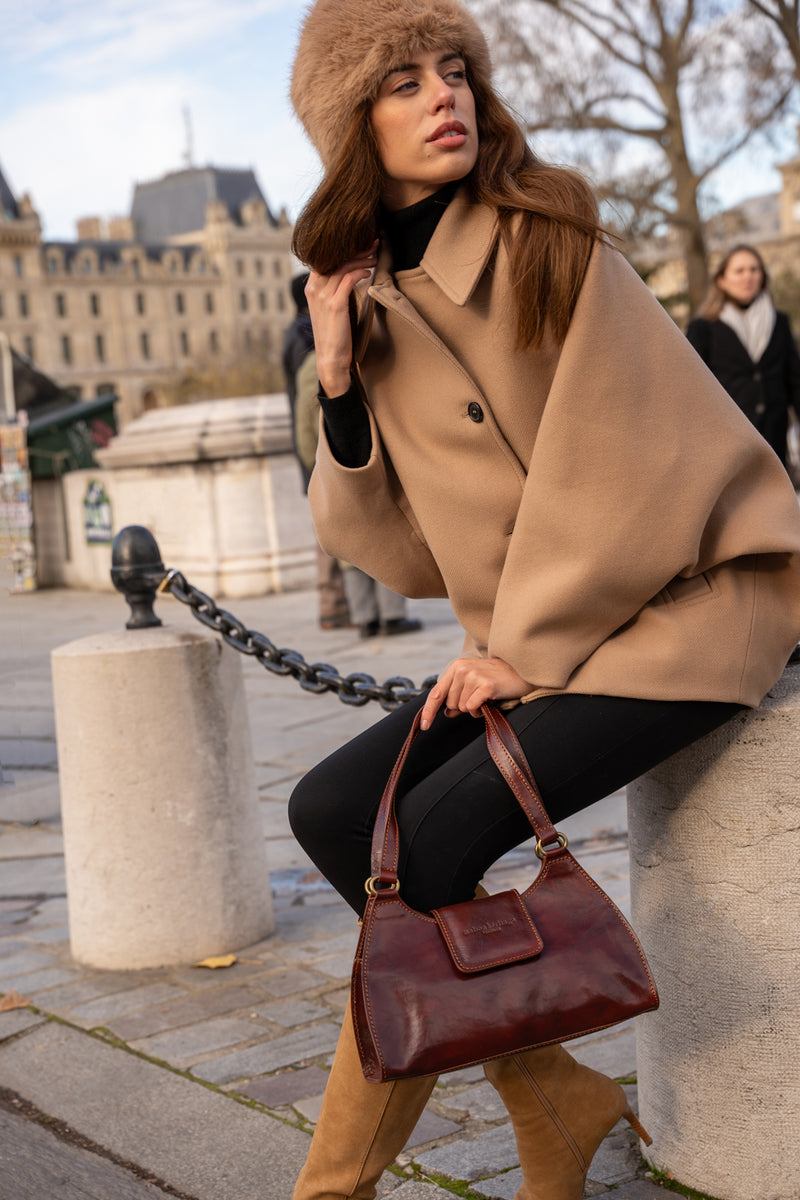 Sac Porte Epaule Alina - Marron