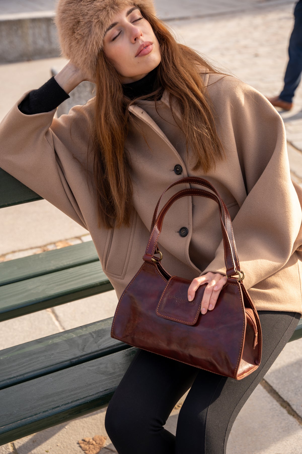 Sac Porté-Épaule Alina - Marron
