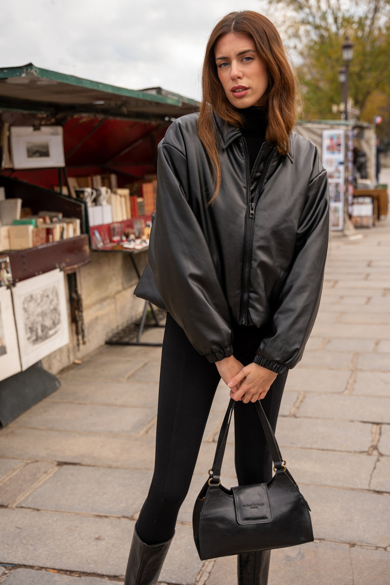 Sac Porté-Épaule Alina - Noir