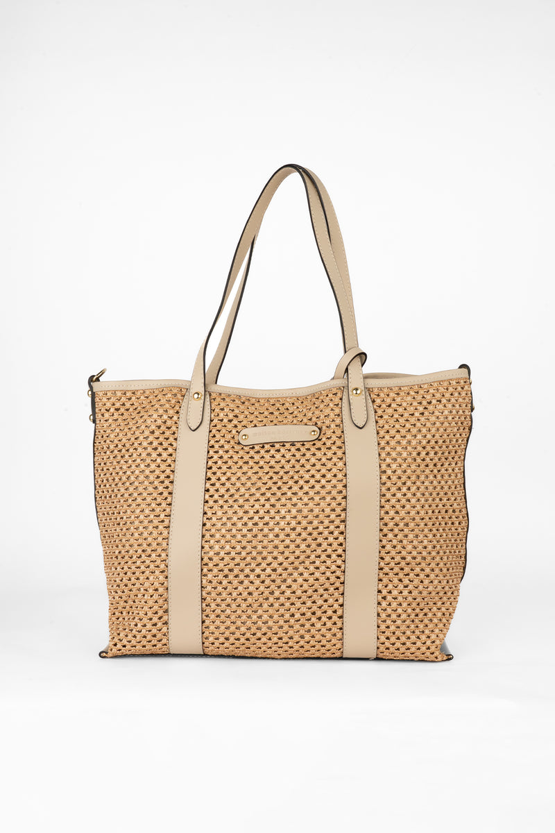 Sac Porté Épaule Elix Paille - Beige