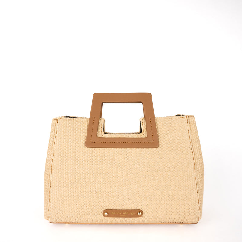 Sac A Main Jane Paille - Camel
