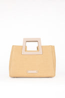 Sac À Main Jini Paille - Beige
