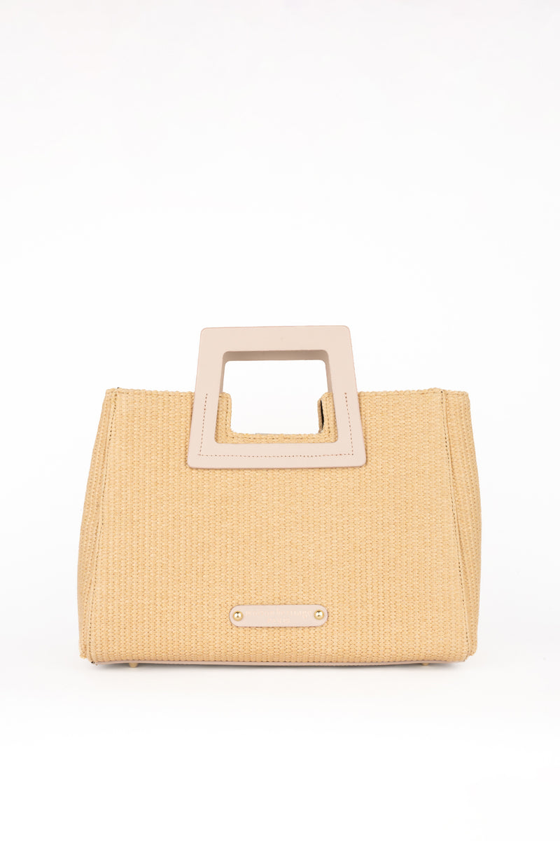 Sac À Main Jini Paille - Beige