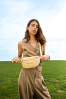 Sac Banane Kimi Paille - Beige