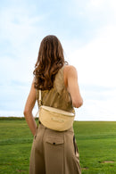 Sac Banane Kimi Paille - Beige