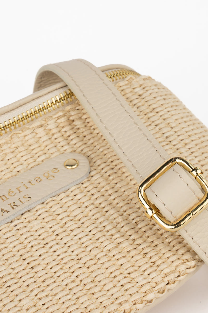 Sac Banane Kimi Paille - Beige