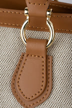 Sac À Main Mara Canva - Camel/ Beige