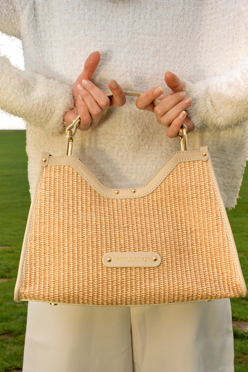 Sac À Main Mini Cassis - Beige